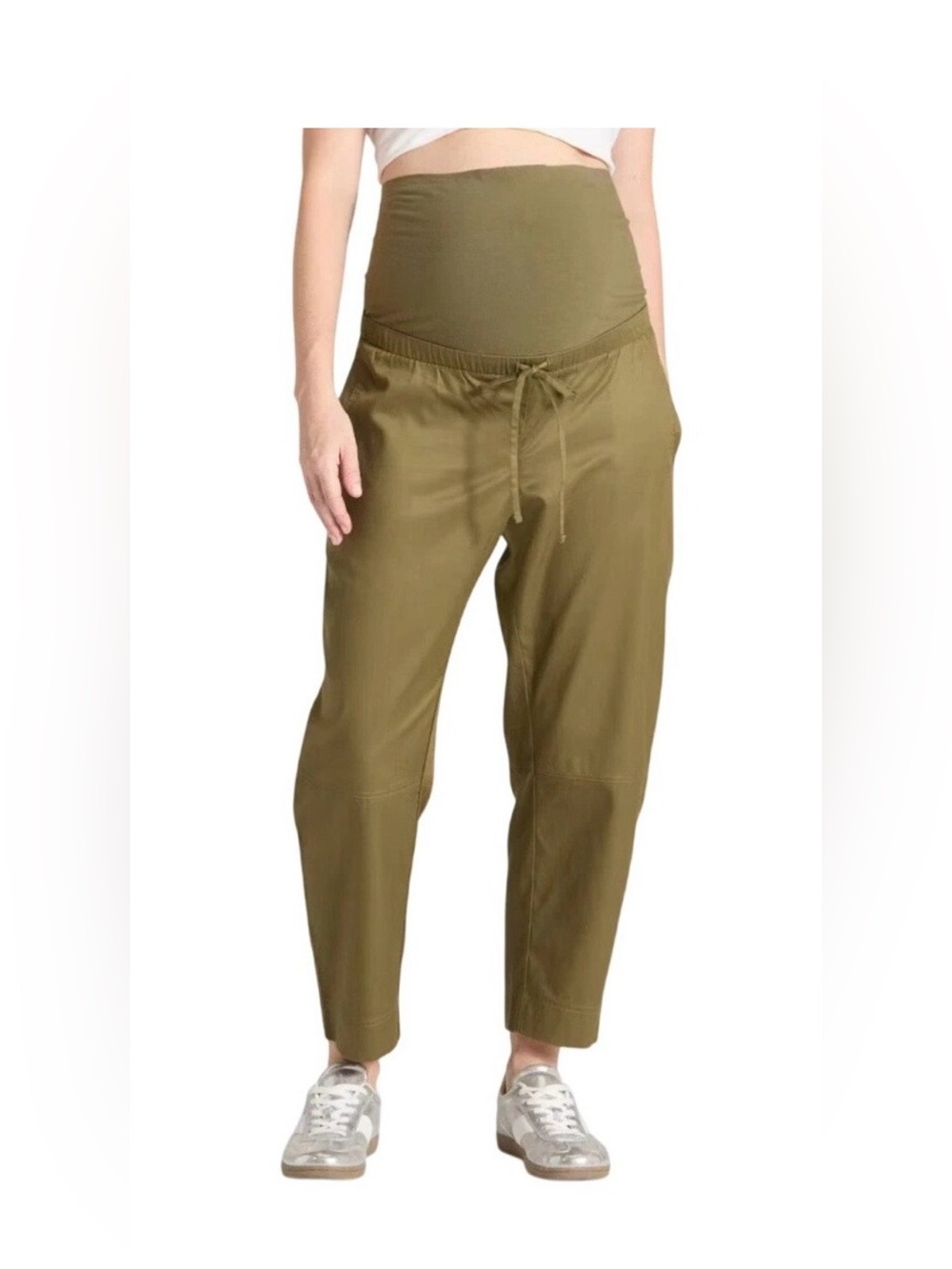 Isabel & Ingrid Olive Green Maternity Pants